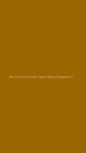 Tampilan Antarmuka Aplikasi Pkv Portal Informasi Game Online Terupdate - 4