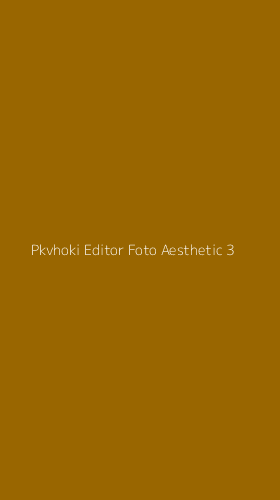 Tampilan Antarmuka Aplikasi Pkvhoki Editor Foto Aesthetic - 3