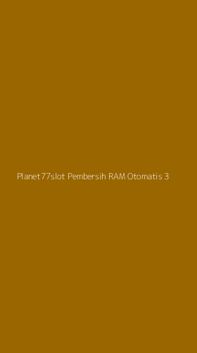 Tampilan Antarmuka Aplikasi Planet77slot Pembersih Ram Otomatis - 3