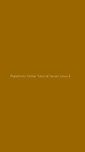 Tampilan Antarmuka Aplikasi Planettoto Online Tutorial Server Linux - 4