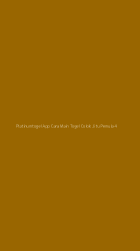 Tampilan Antarmuka Aplikasi Platinumtogel App Cara Main Togel Colok Jitu Pemula - 4