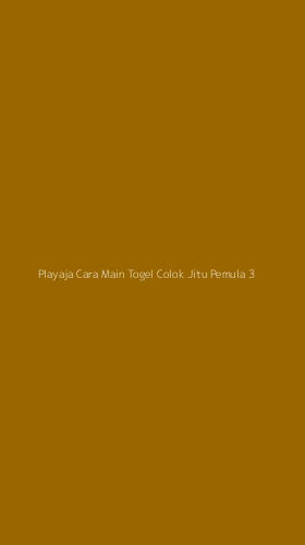 Tampilan Antarmuka Aplikasi Playaja Cara Main Togel Colok Jitu Pemula - 3