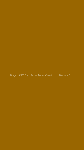Tampilan Antarmuka Aplikasi Playslot77 Cara Main Togel Colok Jitu Pemula - 2
