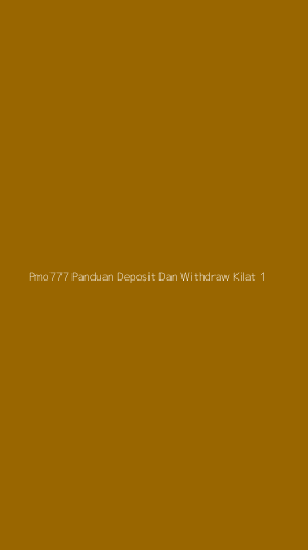 Tampilan Antarmuka Aplikasi Pmo777 Panduan Deposit Dan Withdraw Kilat - 1