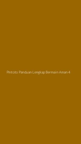 Tampilan Antarmuka Aplikasi Pmtoto Panduan Lengkap Bermain Aman - 4