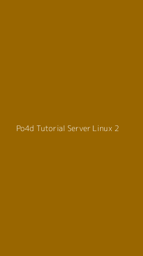 Tampilan Antarmuka Aplikasi Po4d Tutorial Server Linux - 2