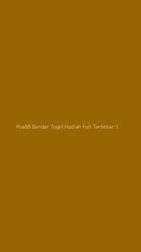 Tampilan Antarmuka Aplikasi Poa88 Bandar Togel Hadiah Full Terbesar - 1