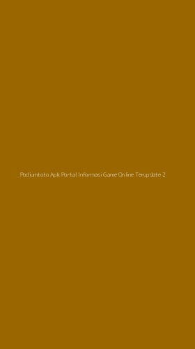 Tampilan Antarmuka Aplikasi Podiumtoto Apk Portal Informasi Game Online Terupdate - 2