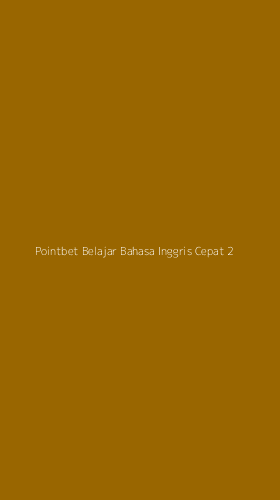 Tampilan Antarmuka Aplikasi Pointbet Belajar Bahasa Inggris Cepat - 2