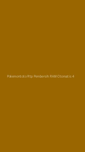 Tampilan Antarmuka Aplikasi Pokemontoto Rtp Pembersih Ram Otomatis - 4