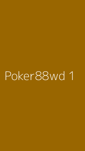 Tampilan Antarmuka Aplikasi Poker88wd - 1