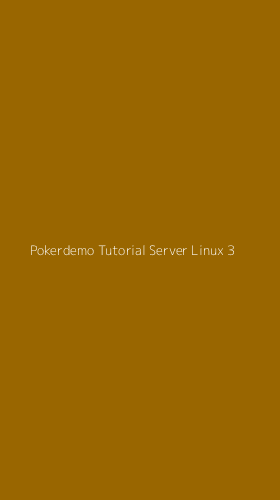 Tampilan Antarmuka Aplikasi Pokerdemo Tutorial Server Linux - 3