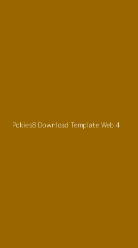 Tampilan Antarmuka Aplikasi Pokies8 Download Template Web - 4