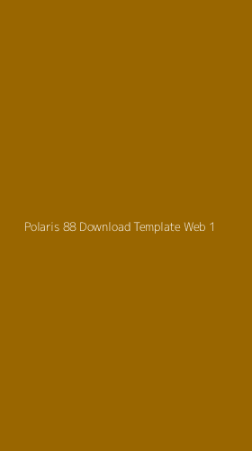 Tampilan Antarmuka Aplikasi Polaris 88 Download Template Web - 1