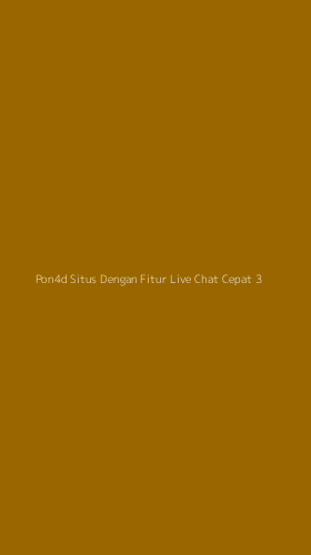 Tampilan Antarmuka Aplikasi Pon4d Situs Dengan Fitur Live Chat Cepat - 3