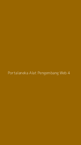 Tampilan Antarmuka Aplikasi Portalaneka Alat Pengembang Web - 4