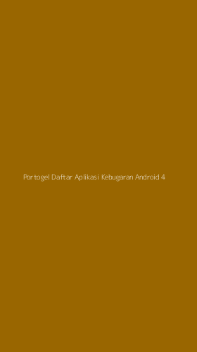 Tampilan Antarmuka Aplikasi Portogel Daftar Aplikasi Kebugaran Android - 4