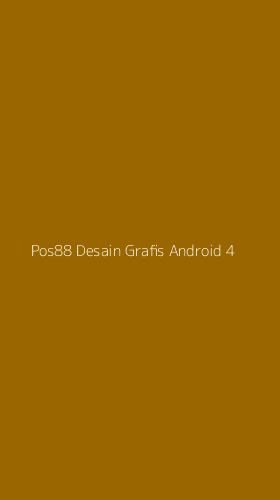Tampilan Antarmuka Aplikasi Pos88 Desain Grafis Android - 4
