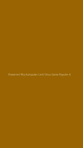 Tampilan Antarmuka Aplikasi Powernet Rtp Kumpulan Link Situs Game Populer - 4
