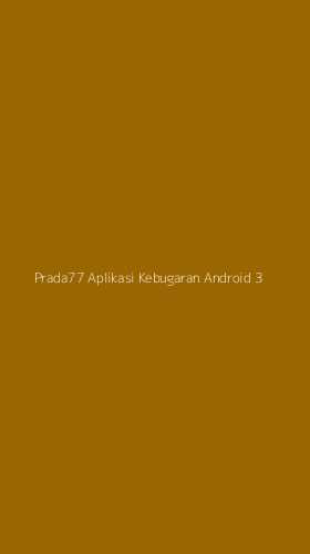 Tampilan Antarmuka Aplikasi Prada77 Aplikasi Kebugaran Android - 3