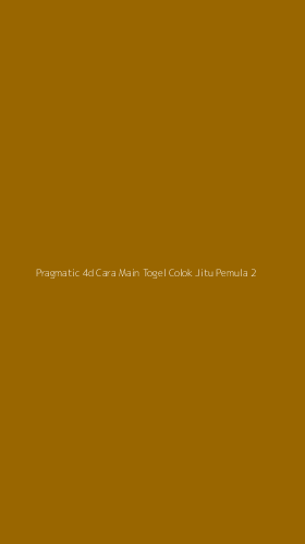Tampilan Antarmuka Aplikasi Pragmatic 4d Cara Main Togel Colok Jitu Pemula - 2