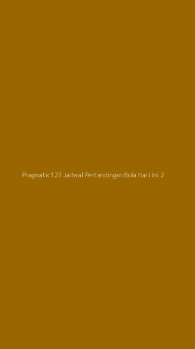 Tampilan Antarmuka Aplikasi Pragmatic123 Jadwal Pertandingan Bola Hari Ini - 2