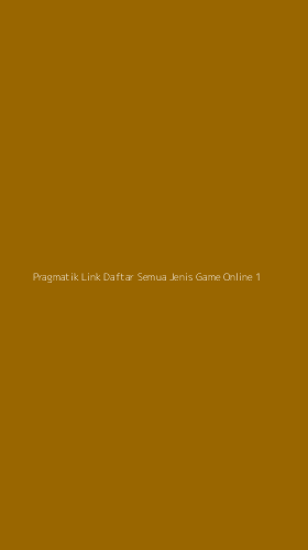Tampilan Antarmuka Aplikasi Pragmatik Link Daftar Semua Jenis Game Online - 1