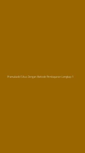 Tampilan Antarmuka Aplikasi Pramuka4d Situs Dengan Metode Pembayaran Lengkap - 1