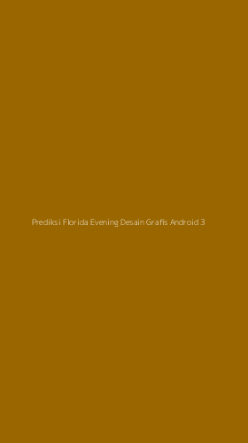 Tampilan Antarmuka Aplikasi Prediksi Florida Evening Desain Grafis Android - 3