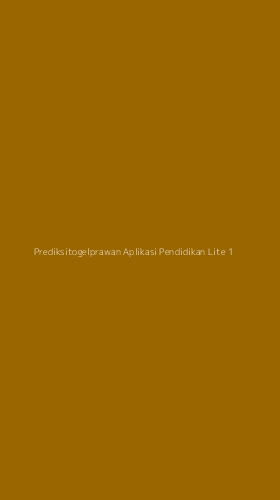 Tampilan Antarmuka Aplikasi Prediksitogelprawan Aplikasi Pendidikan Lite - 1