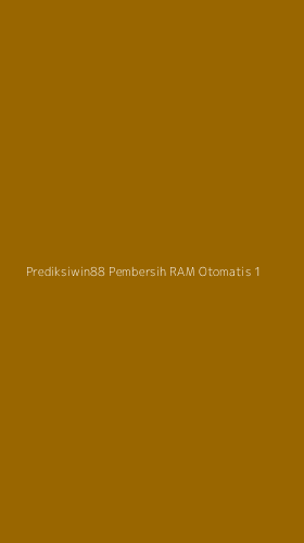 Tampilan Antarmuka Aplikasi Prediksiwin88 Pembersih Ram Otomatis - 1