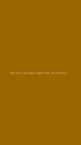 Tampilan Antarmuka Aplikasi Pres Encc Cara Main Togel Colok Jitu Pemula - 1