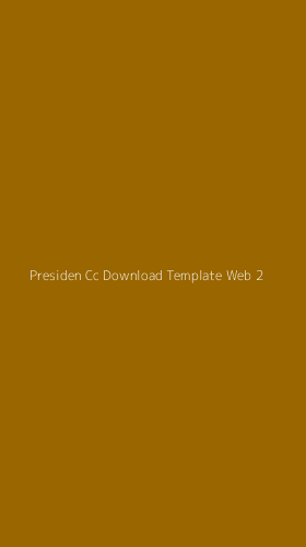 Tampilan Antarmuka Aplikasi Presiden Cc Download Template Web - 2