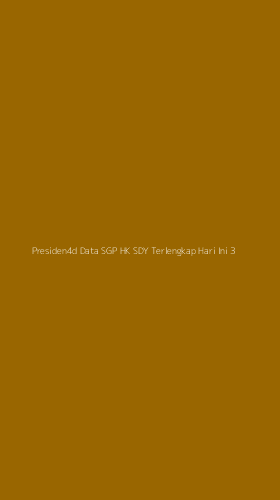 Tampilan Antarmuka Aplikasi Presiden4d Data Sgp Hk Sdy Terlengkap Hari Ini - 3