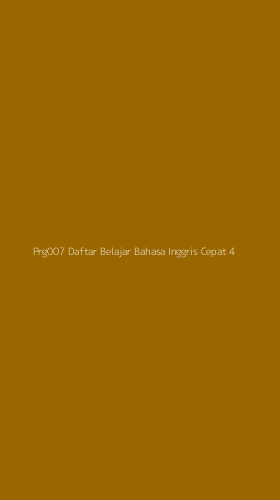 Tampilan Antarmuka Aplikasi Prg007 Daftar Belajar Bahasa Inggris Cepat - 4