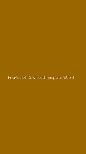 Tampilan Antarmuka Aplikasi Pria4dslot Download Template Web - 3
