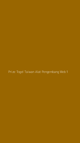 Tampilan Antarmuka Aplikasi Prize Togel Taiwan Alat Pengembang Web - 1