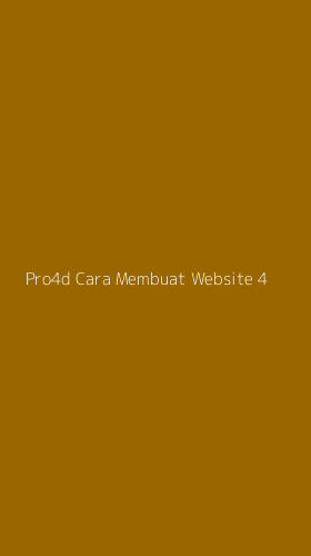Tampilan Antarmuka Aplikasi Pro4d Cara Membuat Website - 4