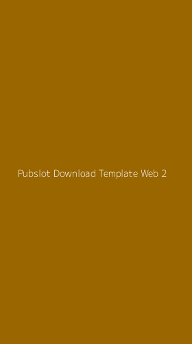 Tampilan Antarmuka Aplikasi Pubslot Download Template Web - 2