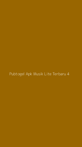 Tampilan Antarmuka Aplikasi Pubtogel Apk Musik Lite Terbaru - 4