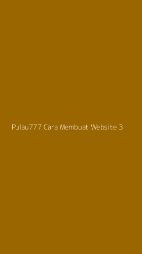 Tampilan Antarmuka Aplikasi Pulau777 Cara Membuat Website - 3