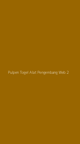 Tampilan Antarmuka Aplikasi Pulpen Togel Alat Pengembang Web - 2