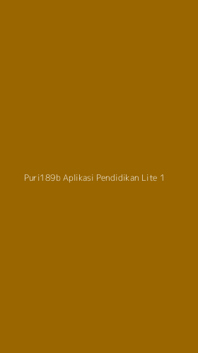 Tampilan Antarmuka Aplikasi Puri189b Aplikasi Pendidikan Lite - 1