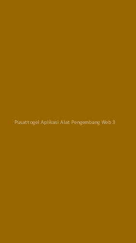 Tampilan Antarmuka Aplikasi Pusattogel Aplikasi Alat Pengembang Web - 3