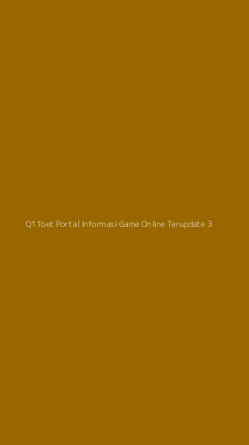 Tampilan Antarmuka Aplikasi Q11bet Portal Informasi Game Online Terupdate - 3