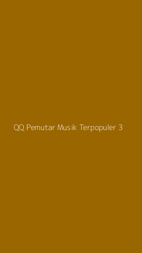 Tampilan Antarmuka Aplikasi Qq Pemutar Musik Terpopuler - 3