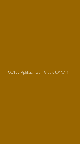 Tampilan Antarmuka Aplikasi Qq122 Aplikasi Kasir Gratis Umkm - 4