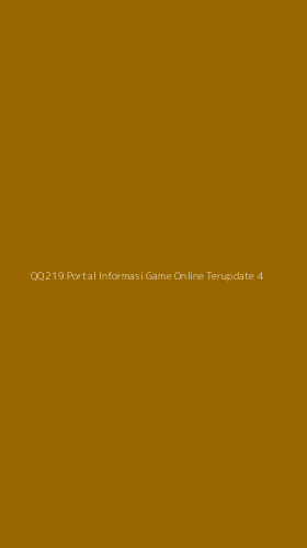 Tampilan Antarmuka Aplikasi Qq219 Portal Informasi Game Online Terupdate - 4