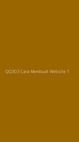 Tampilan Antarmuka Aplikasi Qq303 Cara Membuat Website - 1