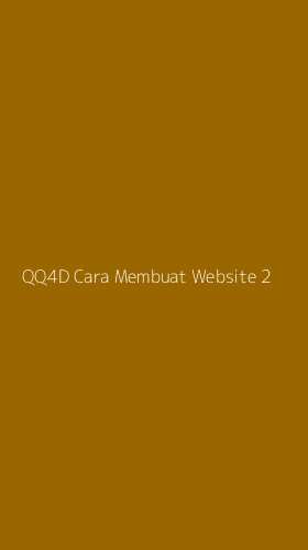 Tampilan Antarmuka Aplikasi Qq4d Cara Membuat Website - 2